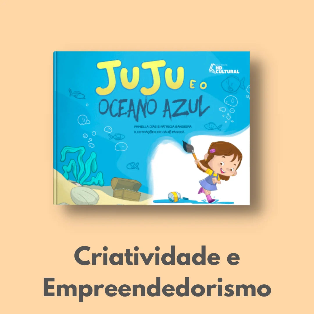 Livro Infantil "Juju e o Oceano Azul" - Educação financeira para crianças