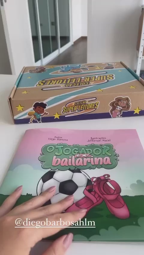 Livro Infantil "O Jogador e a Bailarina" - Controle de hábitos