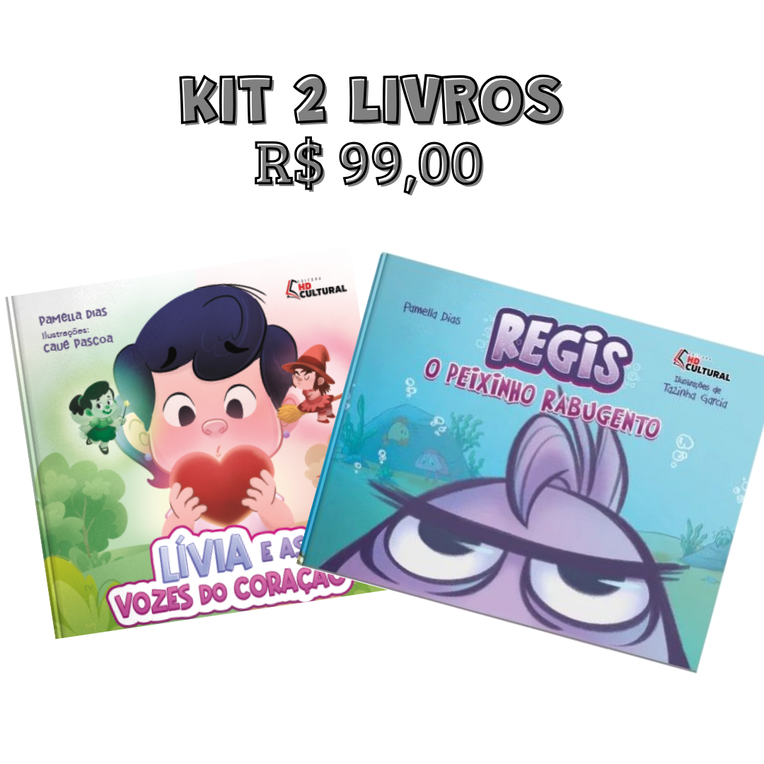 Kit 2 Livros Infantis Inteligência Emocional - Meu mundo interior  R$ 99,00