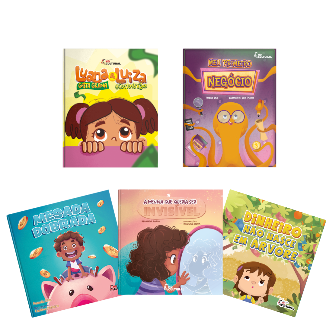 Kit MENTALIDADE -  5 Livros Infantis