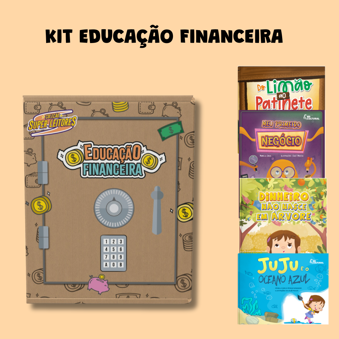 KIT DE EDUCAÇÃO FINANCEIRA PARA CRIANÇAS DE 6 A 12 ANOS