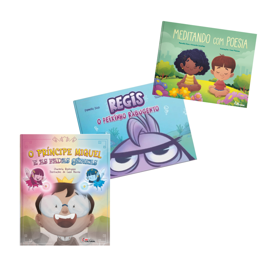 Kit Educaçao iNFANTIL - 3 Livros Infantis