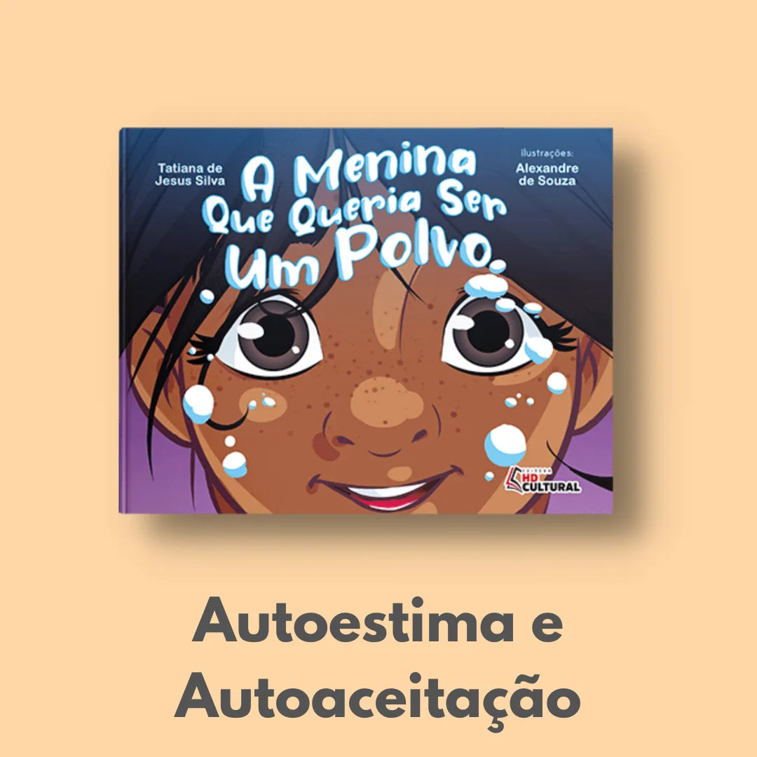 Livro Infantil "A Menina Que Queria Ser Um Polvo"