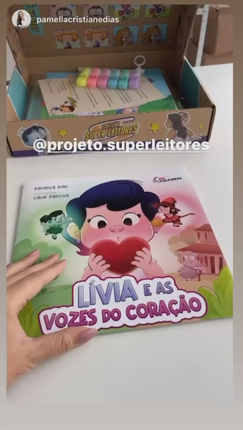 Livro Infantil "Lívia e as Vozes do Coração" - Controle dos pensamentos