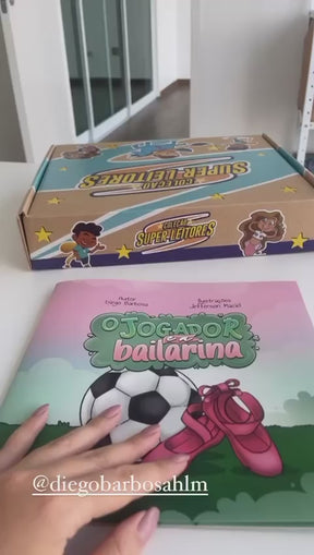 Livro Infantil "O Jogador e a Bailarina" - Controle de hábitos