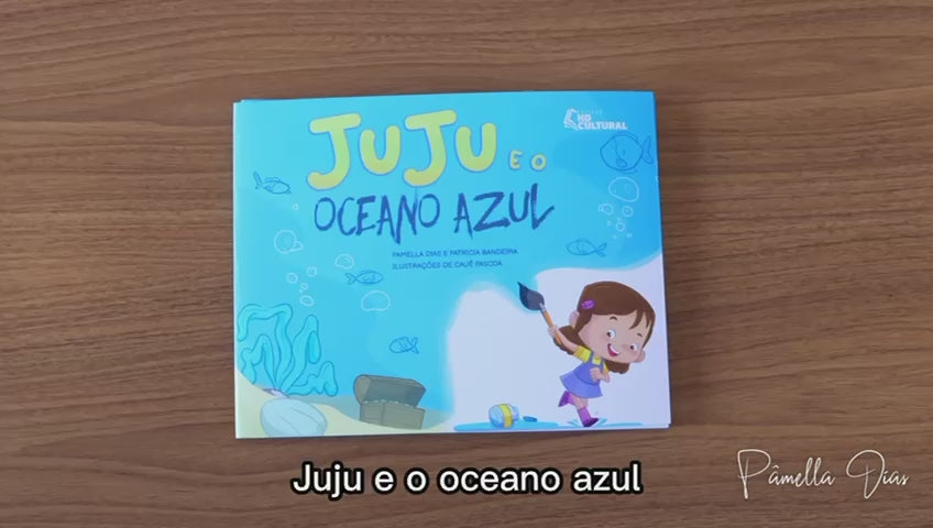 Livro Infantil "Juju e o Oceano Azul" - Educação financeira para crianças